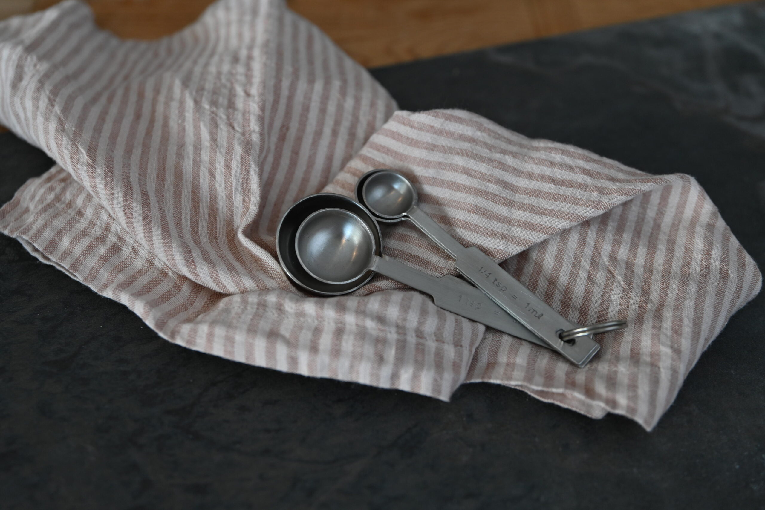 4-Piece Deluxe Stainless Steel Measuring Spoon Set