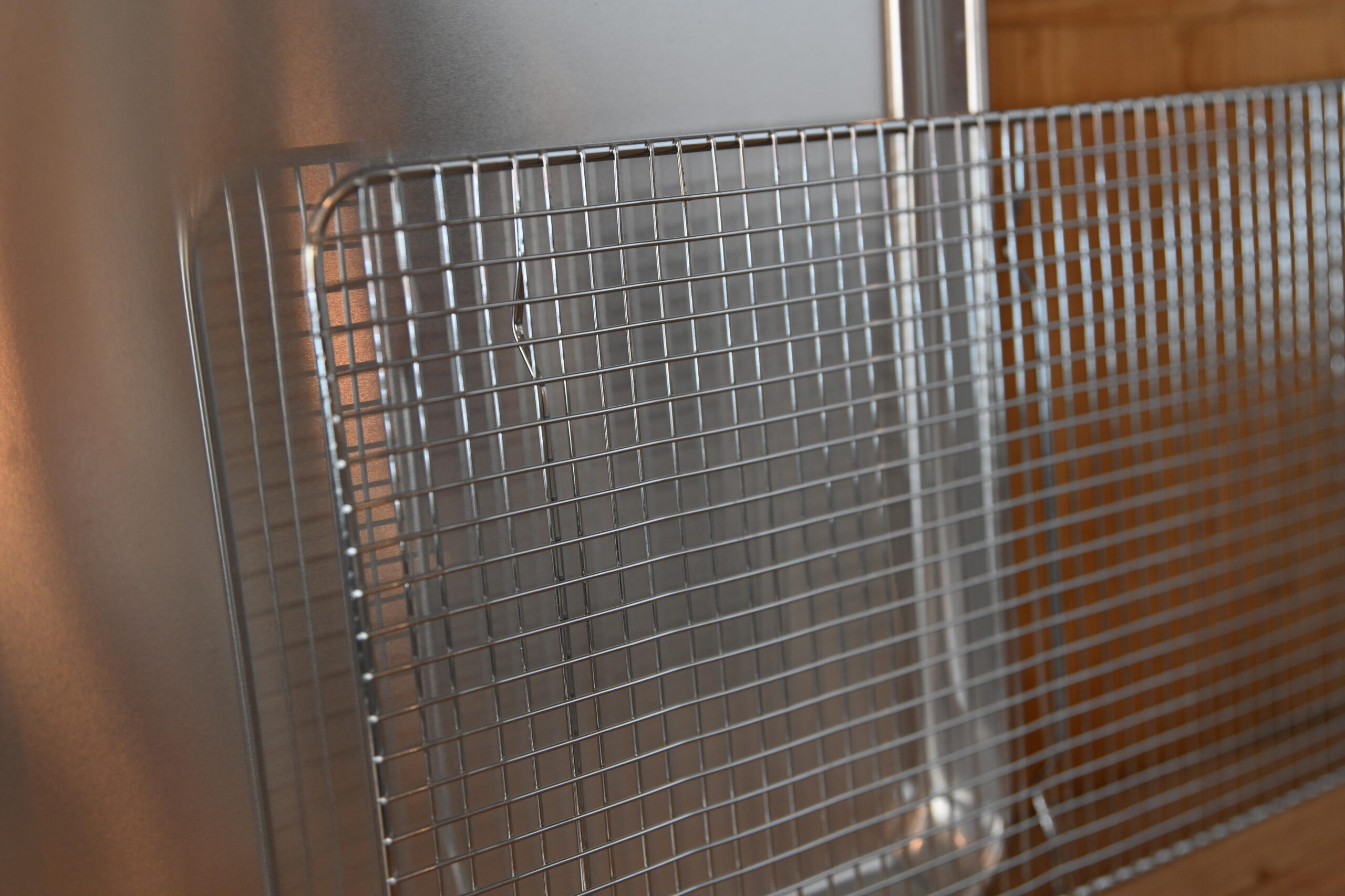 18 x 10" Wire Pan Grate - Chrome Plated