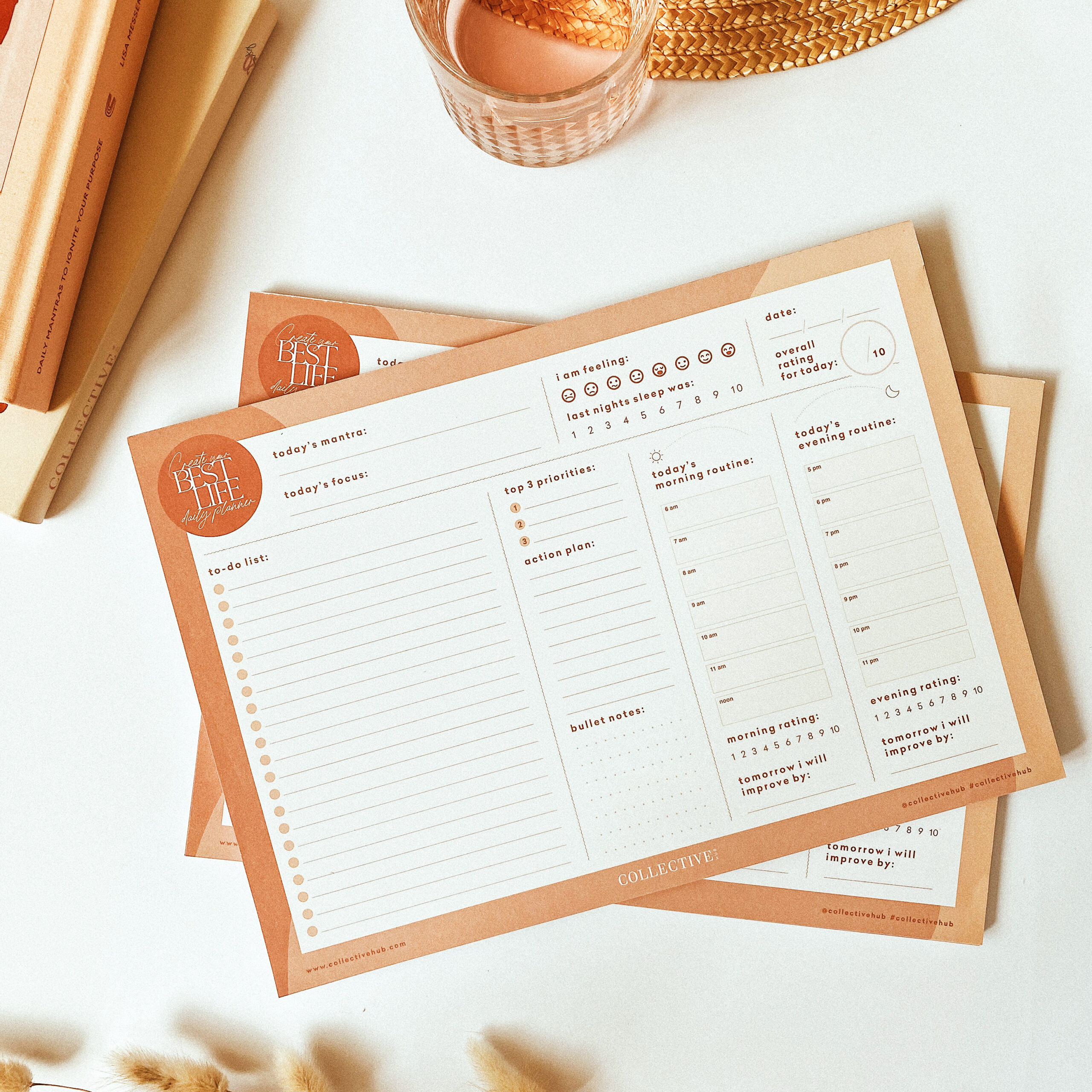 BEST LIFE Daily Planner - Work, Lifestyle, and Self-Care Organizer