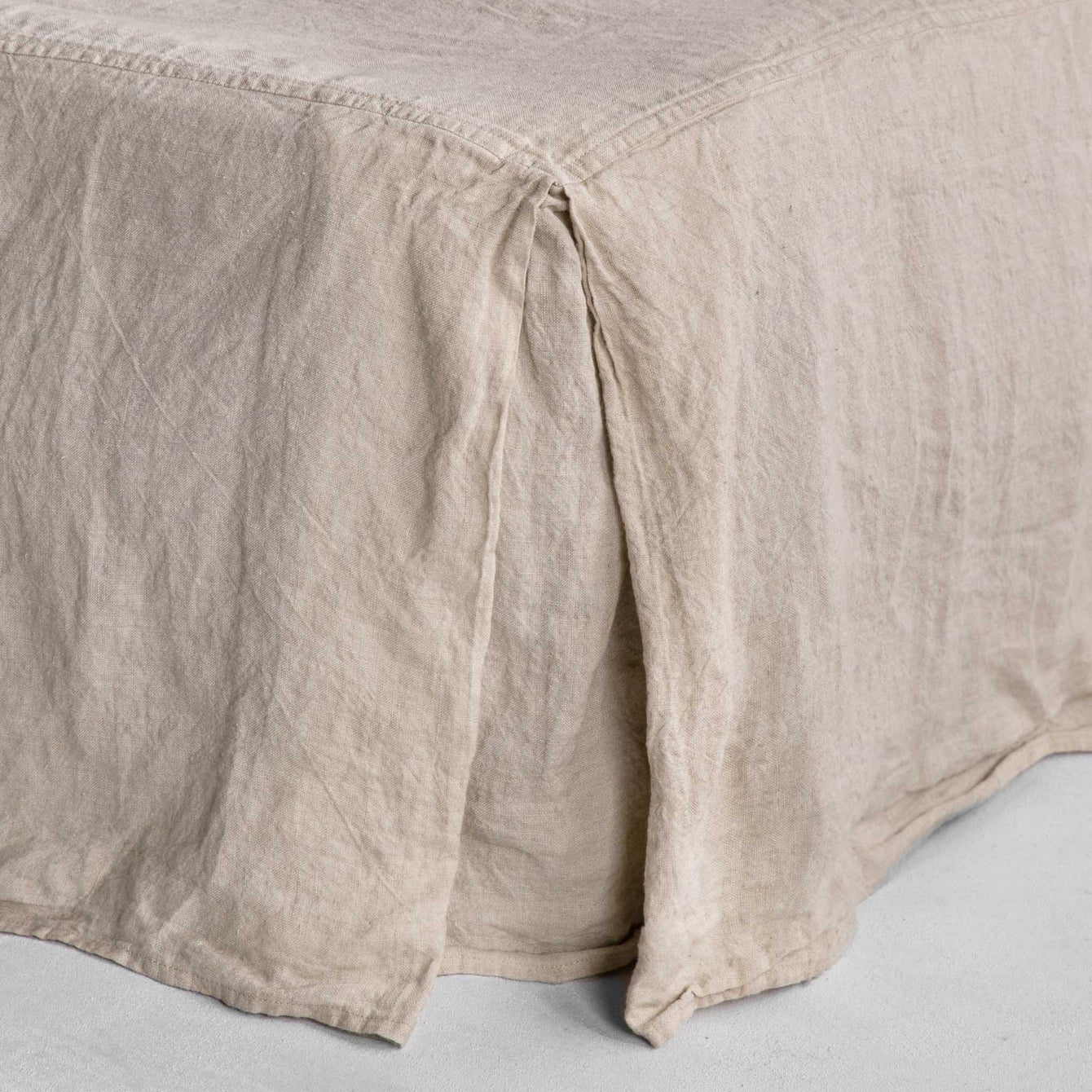 Bedding- Bed Skirt/Queen- Basix Linen- Sable