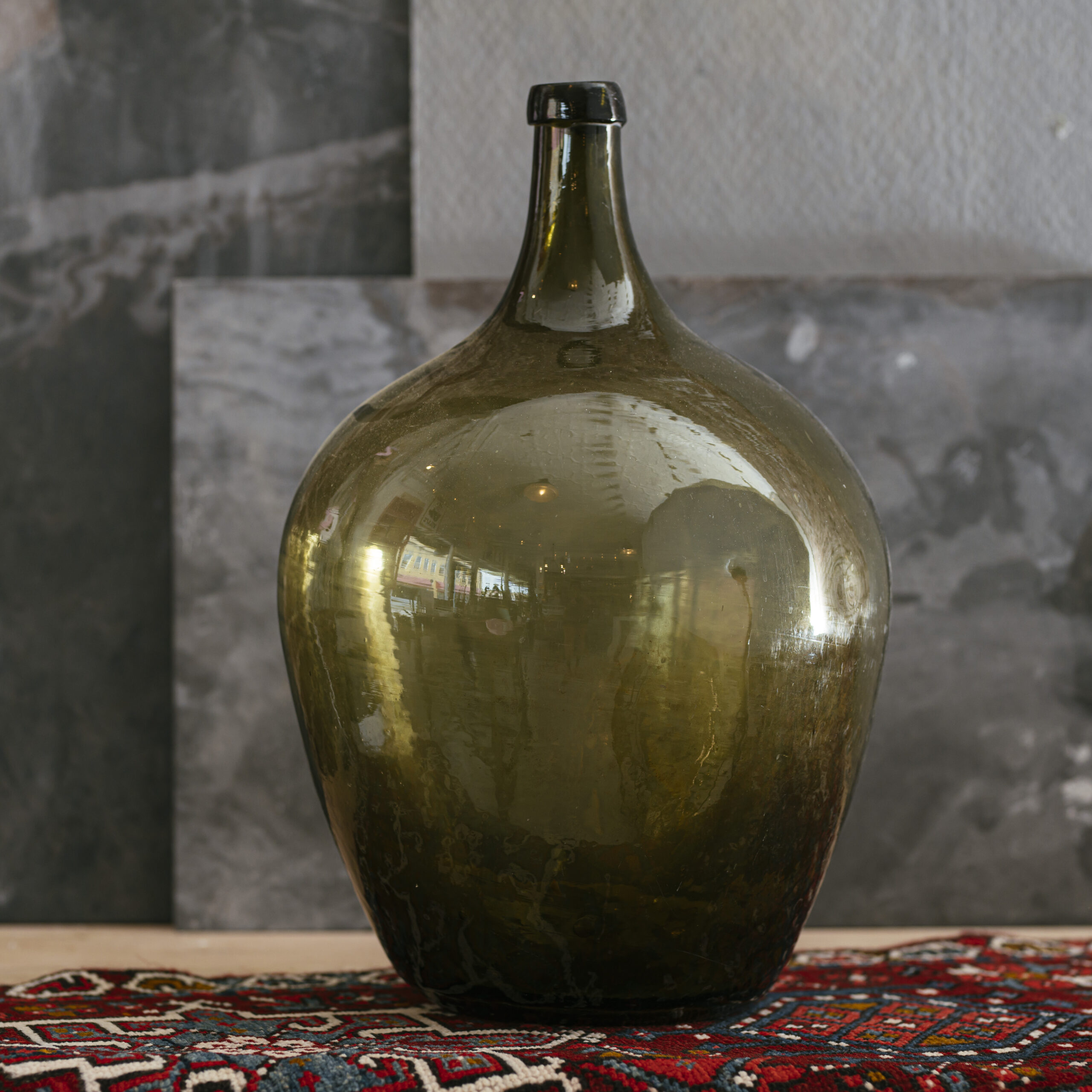 Acid Bottle - Large Dark Green